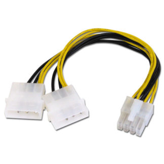 PX-009B<BR>EPS12V用電源変換ケーブル 15cm<BR>㈱アイネックス