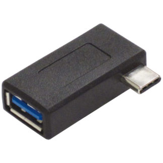 U30CA-LFADT<BR>USB3.1変換アダプタ Cオス - Aメス L型<BR>㈱アイネックス