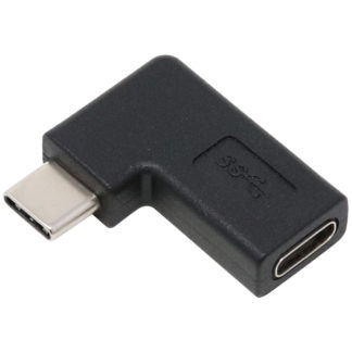 U32CC-LFAD<BR>USB3.1Gen2変換アダプタ Cメス - Cオス 横L型<BR>㈱アイネックス