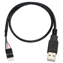 USB-007D<BR>ケース用USBケーブル Aオス-セットオス<BR>㈱アイネックス