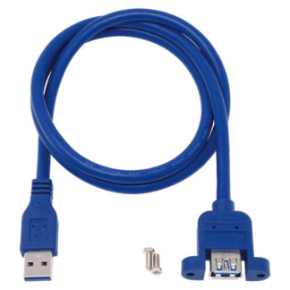 USB-022Aパネルマウント用USB3.0ケーブル Type-A接続㈱アイネックス
