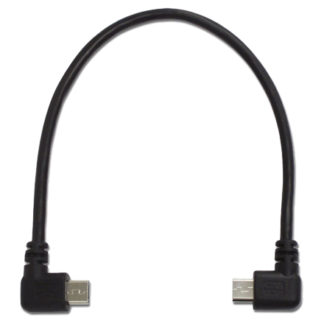 USB-139AUSBホストケーブル Micro-B - Micro-B 左右L型㈱アイネックス