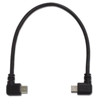 USB-139A<BR>USBホストケーブル Micro-B - Micro-B 左右L型<BR>㈱アイネックス