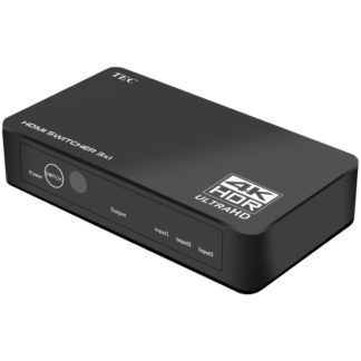THDSW31-4K60<BR>4K HDR入出力対応HDMI3入力1出力切替器<BR>㈱テック