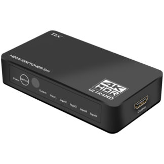 THDSW51-4K60<BR>4K HDR入出力対応HDMI5入力1出力切替器<BR>㈱テック