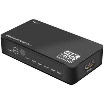 THDSW51-4K604K HDR入出力対応HDMI5入力1出力切替器㈱テック