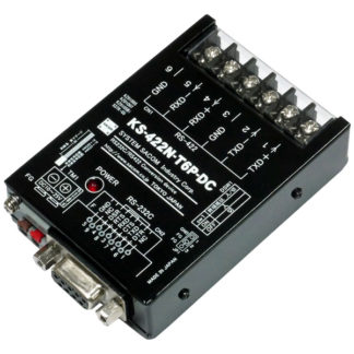 KS-422N-T6P-DC<BR>RS232C⇔RS422変換ユニット（DC10～25V仕様）Dsub9P（メス/インチネジ）⇔端子台6P（M3ネジ）<BR>システムサコム工業㈱