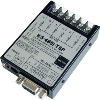 KS-485i-T6PRS232C⇔RS485絶縁変換ユニット（ACアダプタ仕様） Dsub9P⇔M3ネジ端子台6Pシステムサコム工業㈱