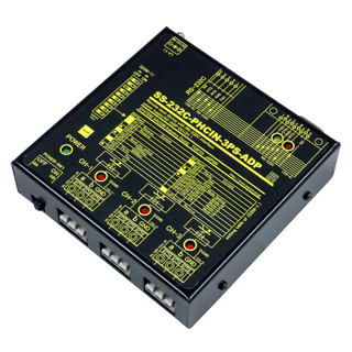 SS-232C-PHCIN-3PS-ADP3ch入力⇒RS232C変換器（ACアダプタ仕様）【入力方式：光絶縁、非絶縁、無電圧、接点電圧印加（無極性）、オープンコレクタ、TTL】 3ch I/O転送システム[Inputタイプ]システムサコム工業㈱