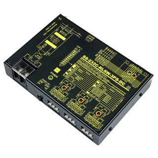 SS-232C-RLSW-3PS-DC<BR>RS232リレースイッチユニット[独立3ch]（DC10-32V仕様） 3ch I/O転送システム［Outputタイプ］<BR>システムサコム工業㈱