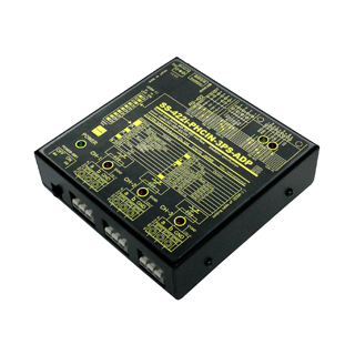 SS-422i-PHCIN-3PS-ADP<BR>3ch入力→RS422変換器【絶縁タイプ】（ACアダプタ仕様）【入力方式： 無電圧接点 オープンコレクタ スイッチ TTL その他】3ch長距離I/O転送システム[Inputタイプ]<BR>システムサコム工業㈱