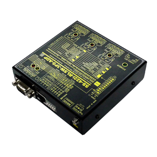 SS-422i-RLSW-3PS-ADP<BR>RS422リレースイッチユニット[独立3ch]【絶縁タイプ】（ACアダプタ仕様）3ch長距離I/O転送システム［Outputタイプ］<BR>システムサコム工業㈱