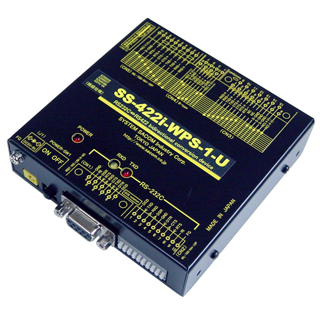 SS-422I-WPS-1-U<BR>RS-232C⇔RS-422絶縁型変換ユニット ACアダプタ：Dsub9P/10P端子⇔Dsub15P/10P端子/RJ45<BR>システムサコム工業㈱