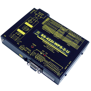 SS-422I-WPS-2-U<BR>RS-232C⇔RS-422絶縁型変換ユニット AC90～240V：Dsub9P/10P端子⇔Dsub15P/10P端子/RJ45<BR>システムサコム工業㈱
