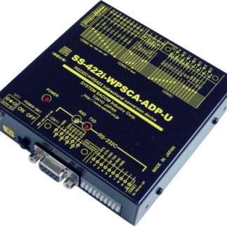 SS-422I-WPSCA-ADP-U<BR>RS232C⇔RS422変換ユニット【絶縁タイプ】（ACアダプタ仕様）【寒冷地対応広温度範囲（-20℃～70℃）】Dsub9P/端子台10P⇔Dsub15P/端子台10P/RJ45<BR>システムサコム工業㈱