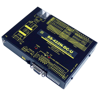 SS-422N-DC-U<BR>RS-232C⇔RS-422変換ユニット DC10～32V ：Dsub9P/10P端子⇔Dsub15P/10P端子/RJ45<BR>システムサコム工業㈱