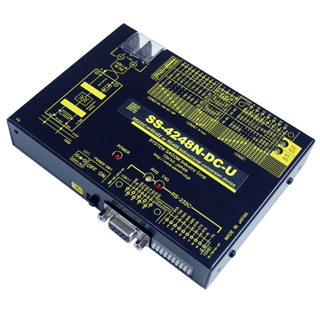 SS-4248N-DC-U<BR>RS232C⇔RS422または485変換ユニット（DC10-32V仕様）Dsub9P（メス/インチネジ）/端子台10P⇔Dsub15P（メス/インチネジ）/端子台8P/RJ45<BR>システムサコム工業㈱