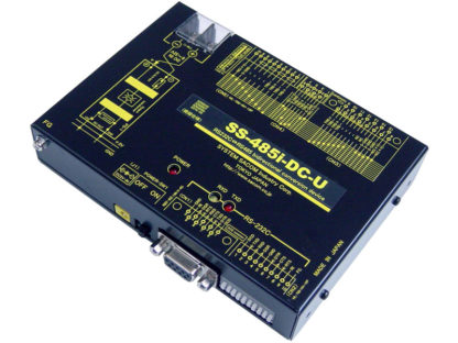 SS-485i-DC-URS232C⇔RS485変換ユニット【絶縁タイプ】（DC10～32V仕様）Dsub9P（メス/インチネジ）/端子台10P⇔Dsub15P（メス/インチネジ）/端子台10P/RJ45システムサコム工業㈱