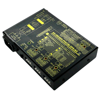 SS-4W485i-PHCIN-3PS-AC<BR>3ch入力→4線式RS485変換器【絶縁タイプ】（AC90～250V仕様）【無電圧接点 オープンコレクタ スイッチ TTL その他】3ch長距離I/O転送システム[Inputタイプ]<BR>システムサコム工業㈱