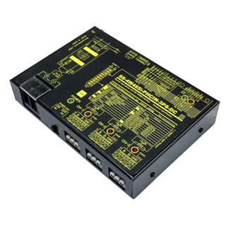 SS-4W485i-PHCIN-3PS-DC<BR>3ch入力→4線式RS485変換器【絶縁タイプ】（DC10～32V仕様）【無電圧接点 オープンコレクタ スイッチ TTL その他】3ch長距離I/O転送システム[Inputタイプ]<BR>システムサコム工業㈱