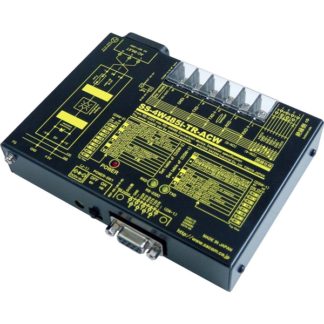 SS-4W485i-TR-ACW<BR>RS-232C⇔4線式RS-485絶縁変換ユニット 端子台型 AC90～240V Dsub9P⇔端子台(6P)/RJ45<BR>システムサコム工業㈱
