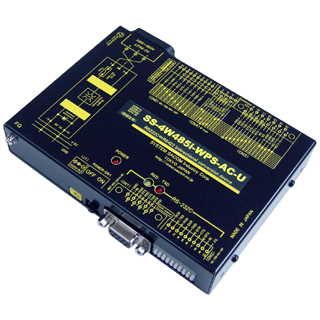 SS-4W485i-WPS-AC-U<BR>RS-232C⇔4線式RS-485変換ユニット【絶縁タイプ】（AC90～240V仕様） Dsub9P（メス/インチ）/端子台10P⇔Dsub15P（メス/インチ）/端子台10P/RJ45<BR>システムサコム工業㈱