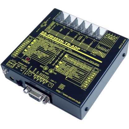 SS-4W485N-TR-ADPRS-232C⇔4線式RS-485変換ユニット 端子台型 ACアダプタ Dsub9P⇔端子台(6P)/RJ45システムサコム工業㈱