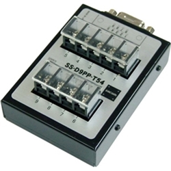 SS-D9PP-T54<BR>Dsub9ピン（オス）⇔端子台9ピン変換器<BR>システムサコム工業㈱