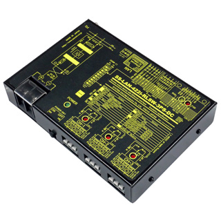 SS-LAN-422i-RLSW-3PS-DC<BR>LAN（Ethernet）/RS422リレースイッチユニット[独立3ch]【絶縁タイプ】（DC10-32V仕様） 3ch長距離I/O転送システム[Outputタイプ]<BR>システムサコム工業㈱