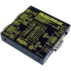 USB-232C-HIDUD-ADPRS232Cバーコードリーダー⇒USB(HID)変換/統合ユニット（2台同時統合）ACアダプタ仕様システムサコム工業㈱