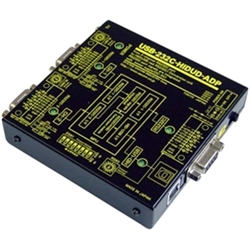 USB-232C-HIDUD-ADP<BR>RS232Cバーコードリーダー⇒USB(HID)変換/統合ユニット（2台同時統合）ACアダプタ仕様<BR>システムサコム工業㈱