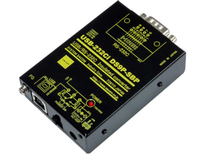 USB-232Ci　DS9P-SBPUSB（COMポート）⇔RS232C変換器【絶縁仕様/セルフパワー対応】USB⇔Dsub9ピン（オス/インチ）システムサコム工業㈱