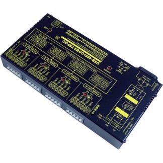 USB-485i-COM4-T5P-AC<BR>USB（COMポート）⇔4ch独立絶縁RS485変換ユニット 端子台タイプ AC電源（USB⇔端子台5P×4）<BR>システムサコム工業㈱