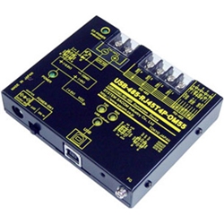 USB-485-RJ45T4P-OM55USB（COM）⇔RS485変換ユニット 外部機器電源供給仕様（5.5V 1A高出力電源）システムサコム工業㈱