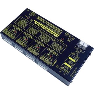 USB-4W485i-COM4-T5P-DC<BR>USB（COMポート）⇔4ch独立絶縁4線式RS485変換ユニット 端子台タイプ DC電源（USB⇔端子台5P×4）<BR>システムサコム工業㈱