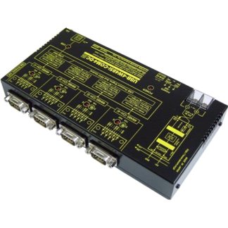 USB-4W485i-COM4-DC<BR>USB（COMポート）⇔4ch独立絶縁4線式RS485変換ユニット DC電源（USB⇔Dsub9P×4）<BR>システムサコム工業㈱