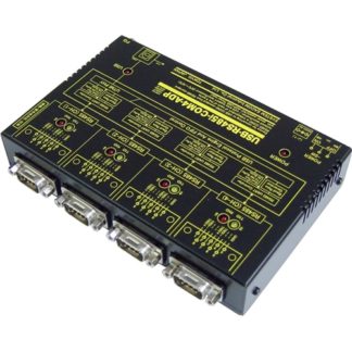 USB-RS485i-COM4-ADP<BR>USB（COMポート）⇔4ch独立絶縁RS485変換ユニット ACアダプタ仕様（USB⇔Dsub9P×4）<BR>システムサコム工業㈱