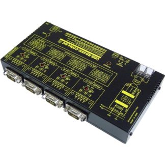 USB-RS485i-COM4-DC<BR>USB（COMポート）⇔4ch独立絶縁RS485変換ユニット DC電源（USB⇔Dsub9P×4）<BR>システムサコム工業㈱