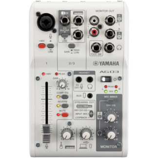 AG03MK2 W<BR>ミキシングコンソール AG03MK2 ホワイト<BR>ヤマハ㈱