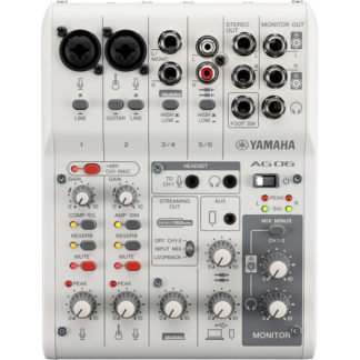 AG06MK2 W<BR>ミキシングコンソール AG06MK2 ホワイト<BR>ヤマハ㈱