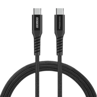 APC-V2010CC-U2-BK<BR>USB2.0 Type-C to C ケーブル (100W出力 / 480Mbps / 2.0m) ブラック<BR>㈱アドテック