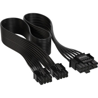 CP-8920284<BR>電源ケーブル 12+4pin PCIe Gen 5 Type-4 600W 12VHPWR cable flat ribbon black<BR>ＣＯＲＳＡＩＲ