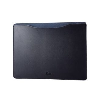 BM-IBSVM2213NV<BR>パソコンケース/MacBook Pro 13インチ/MacBook Air 13インチ/MacBook Air 13.6インチ/ソフトレザー/スリーブタイプ/スリム/ネイビー<BR>エレコム㈱