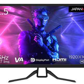 JN-315MV165FHDR<BR>ゲーミング液晶ディスプレイ/31.5型/1920×1080/HDMI×2、DP×2/ブラック/スピーカー：無<BR>㈱ＪＡＰＡＮＮＥＸＴ