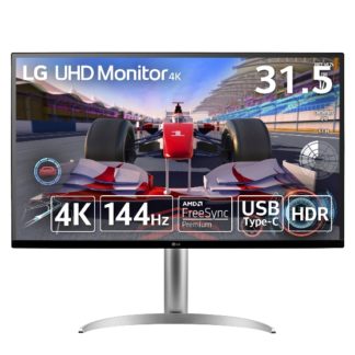 32UQ750-W液晶ディスプレイ 32型/3840×2160/HDMI、DisplayPort、USB Type-C/ホワイト/スピーカー：ありＬＧ　Ｅｌｅｃｔｒｏｎｉｃｓ　Ｊａｐａｎ