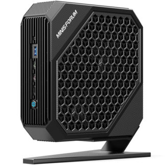 HX90G-32/512-W11Pro(5900HX+6600M)デスクトップパソコン グラフィックスカード搭載 MINISFORUM HX90G (Ryzen 9 5900HX/32GB/SSD・512GB/光学ドライブなし/Win11Pro/Officeなし/Radeon 6600M)リンクスインターナショナル（ＬＩＮＫＳ）