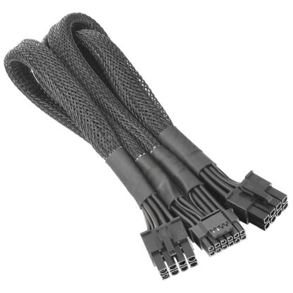 AC-063-CN1NAN-A1PCIe 5.0 スプリッターケーブル Sleeved PCIe Gen 5 Splitter Cable (Dual 8Pin to 12+4Pin) 60cmＴｈｅｒｍａｌｔａｋｅ