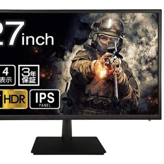 AS-K27MT<BR>27V型 4K 液晶モニター (27V型/3840×2160/HDMI、DisplayPort/スピーカー：なし)<BR>スリーアールソリューション㈱