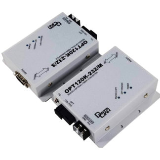 OPT120K-232<BR>光ファイバーでRS232C機器間を長距離延長する光モデム<BR>データリンク㈱