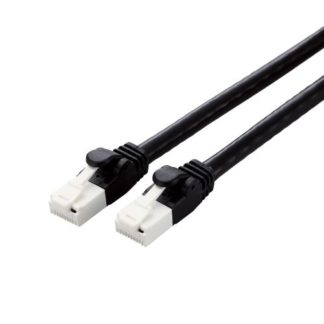 LD-GPAT/BK5/RS<BR>LANケーブル/CAT6A対応/EU RoHS指令準拠/爪折れ防止/簡易パッケージ仕様/5.0m/ブラック<BR>エレコム㈱